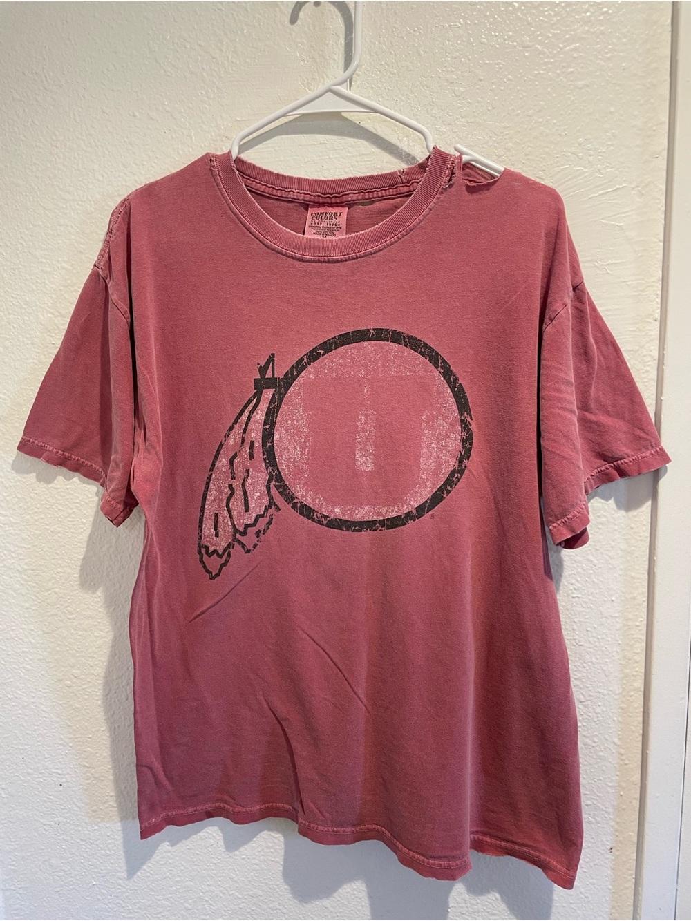 Thrashed Utah Utes Comfort Colors Graphic T-Shirt Distressed Grunge Mens M 🪶
